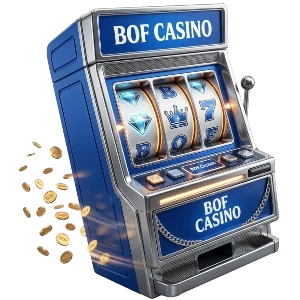 Abstract BOF Casino promotional banner for United Kingdom online gaming