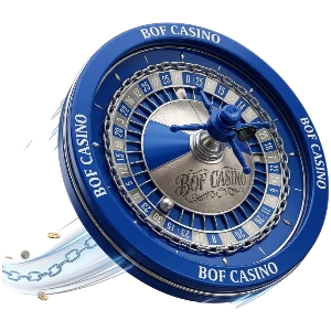 Abstract BOF Casino promotional banner for United Kingdom online gaming