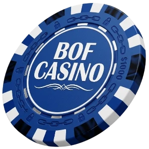 Abstract BOF Casino promotional banner for United Kingdom online gaming